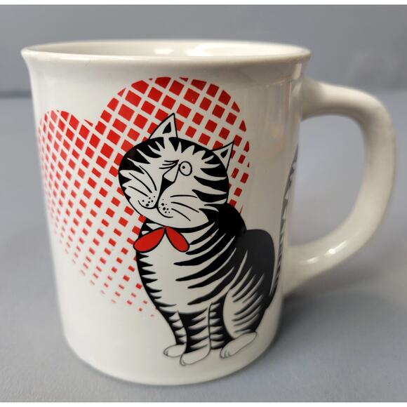 Unbranded Other - Love Mug Cat Heart Kitty Kitten Coffee Mug Gift